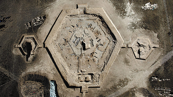 A scenic view of liao_shangjing_ruins