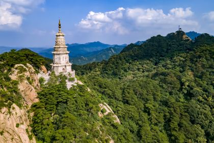 A scenic view of liaoyang_white_pagoda