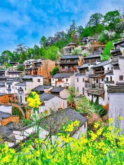 A scenic view of Likeng Village