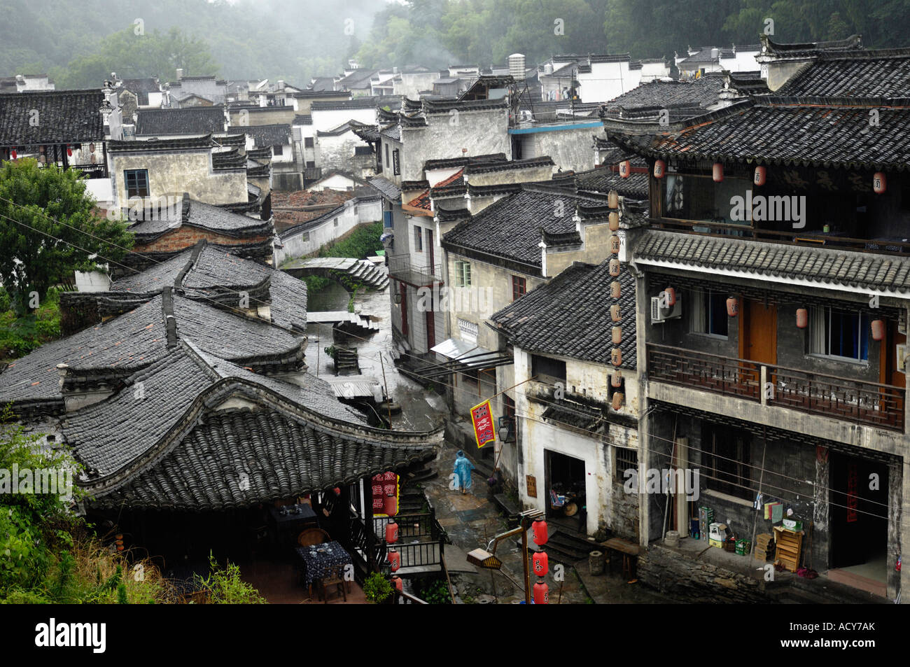 A scenic view of Likeng Village