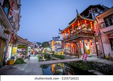 A scenic view of Likeng Village