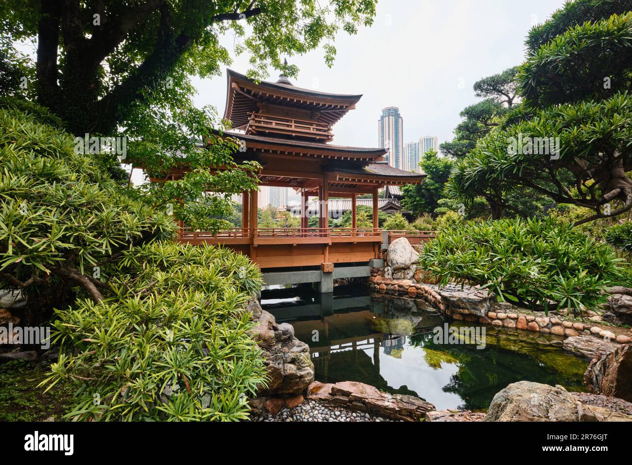 A scenic view of lin'an city site