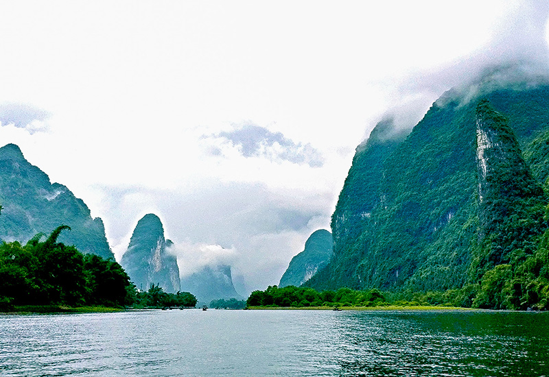 A scenic view of lingjiatan site