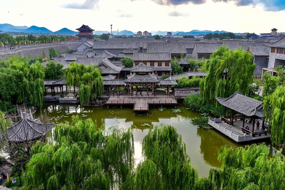 A scenic view of Linzi Ancient City Of Qi