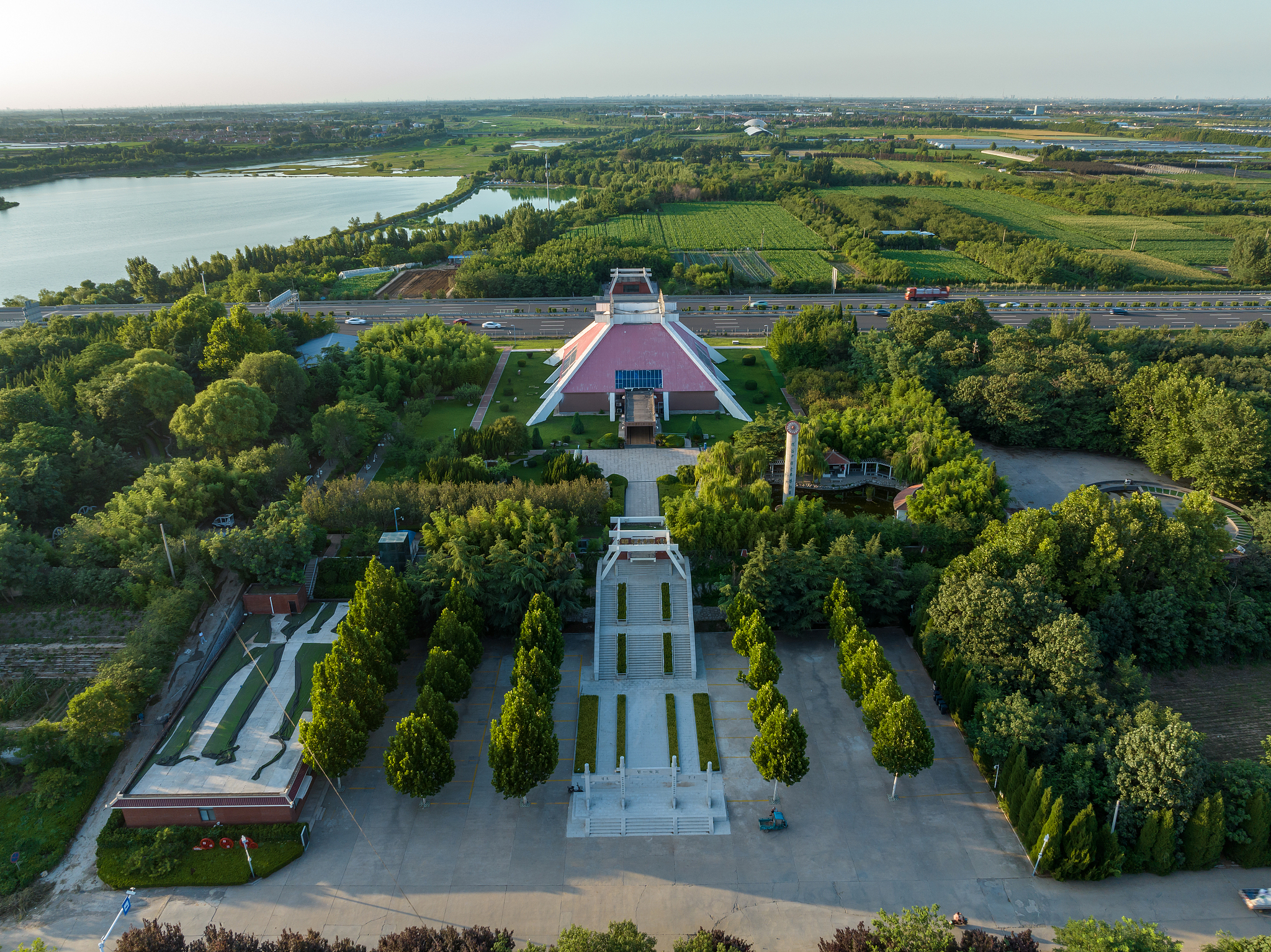 A scenic view of Linzi Ancient City Of Qi