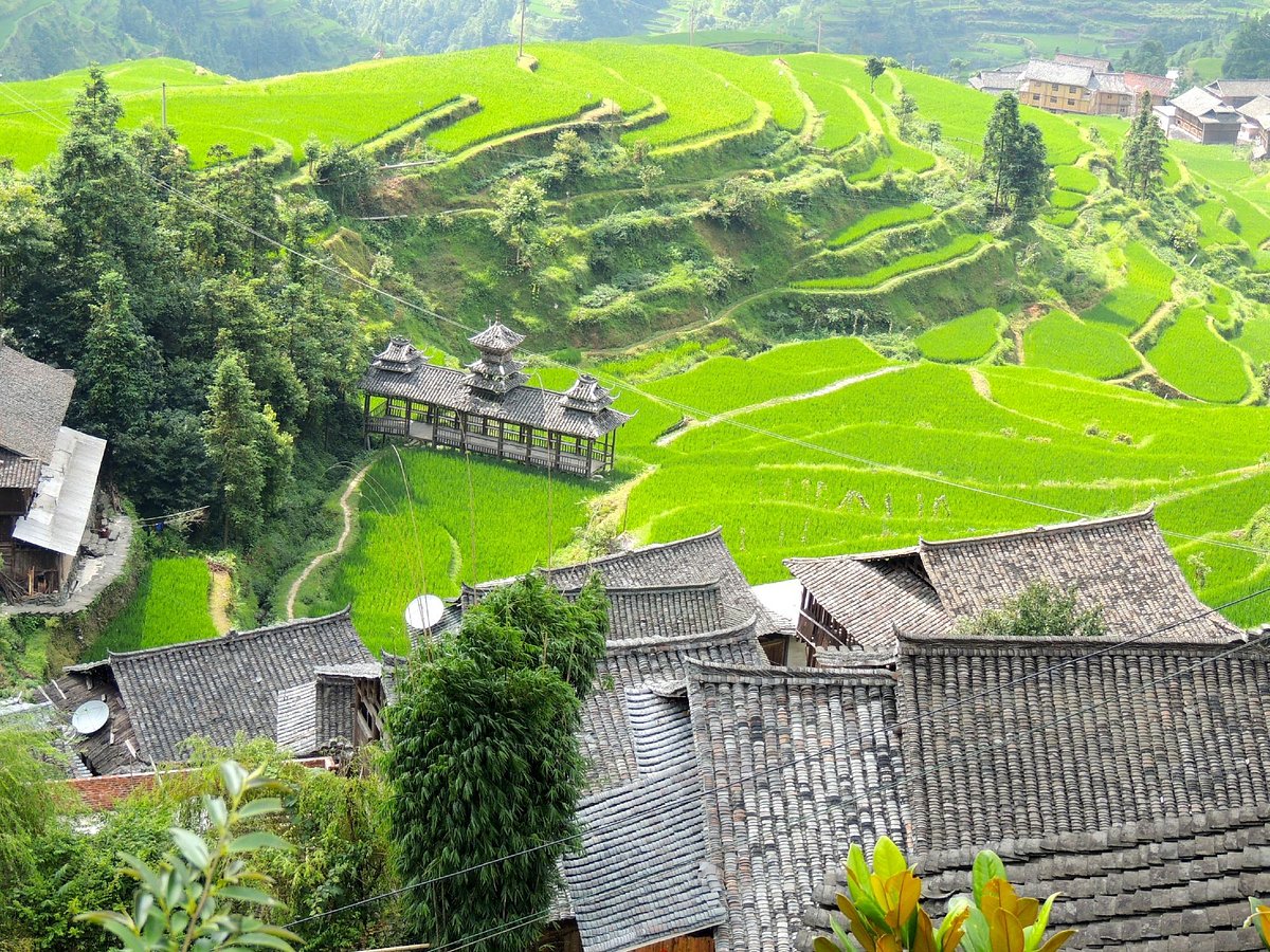A scenic view of liping dong villages
