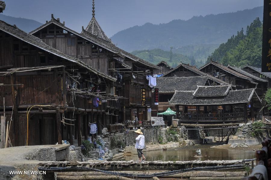 A scenic view of liping dong villages