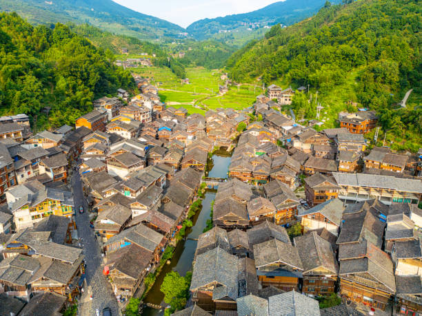 A scenic view of liping dong villages