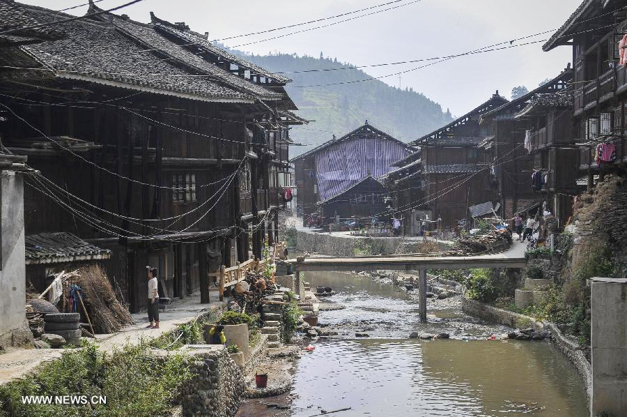 A scenic view of liping dong villages