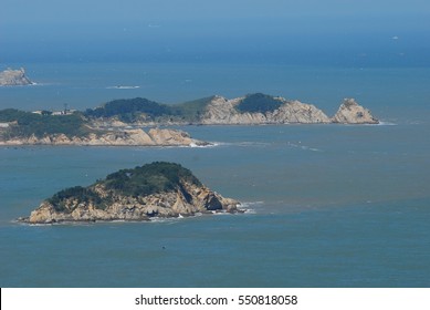 A scenic view of Liugong Island