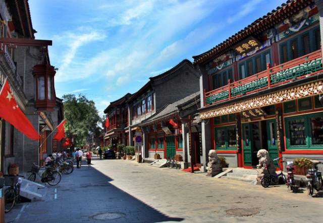 A scenic view of liulichang_cultural_street