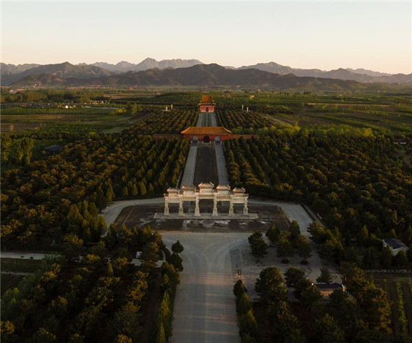 A scenic view of liuwan_tombs