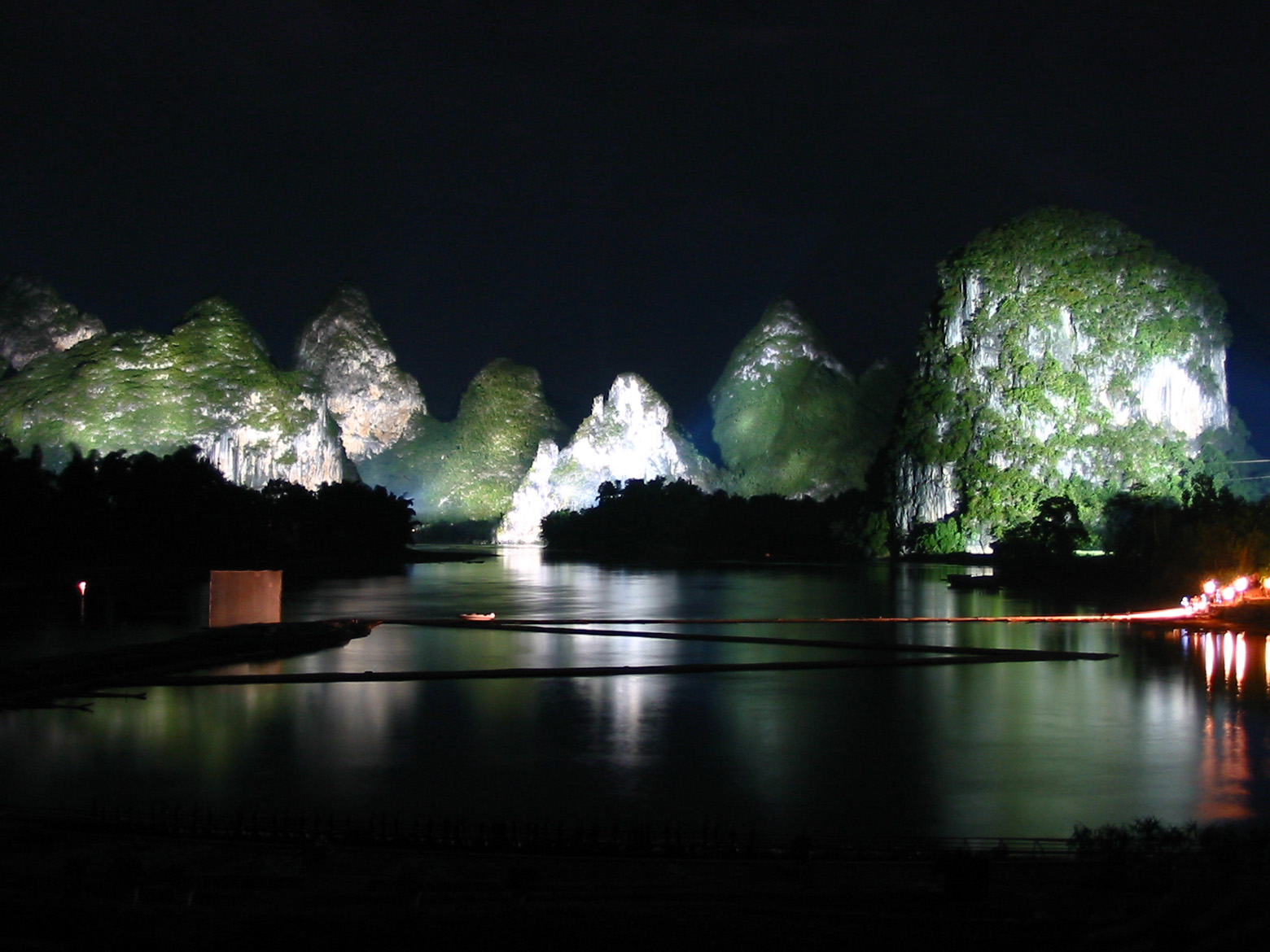 A scenic view of liuzhou liu sanjie tomb