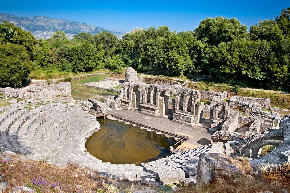 A scenic view of Liye Ancient City Ruins