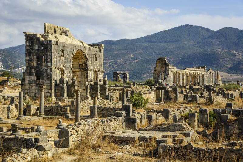 A scenic view of Liye Ancient City Ruins