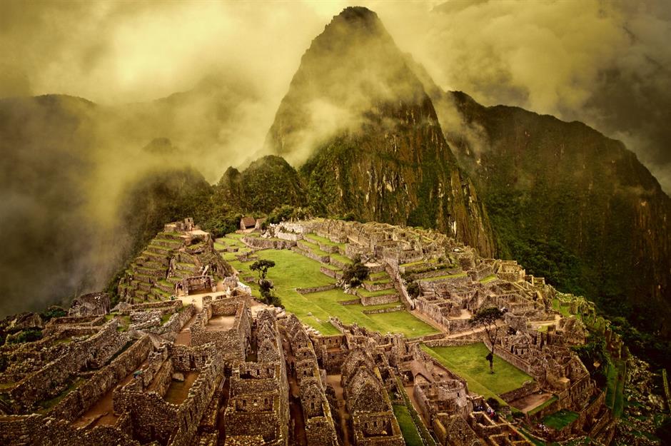 A scenic view of Liye Ancient City Ruins