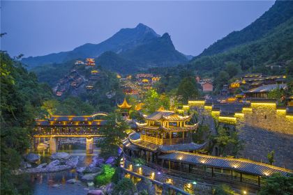 A scenic view of Longhu Mountain