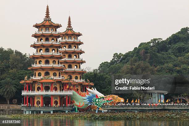 A scenic view of Longhu Pagoda