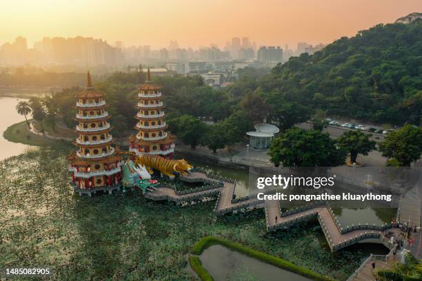 A scenic view of Longhu Pagoda