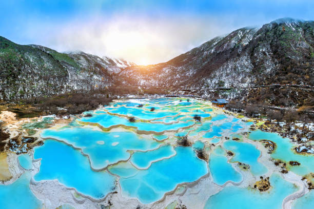 A scenic view of longqiuzhuang site