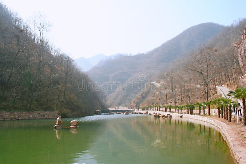 A scenic view of Longtan Grand Canyon