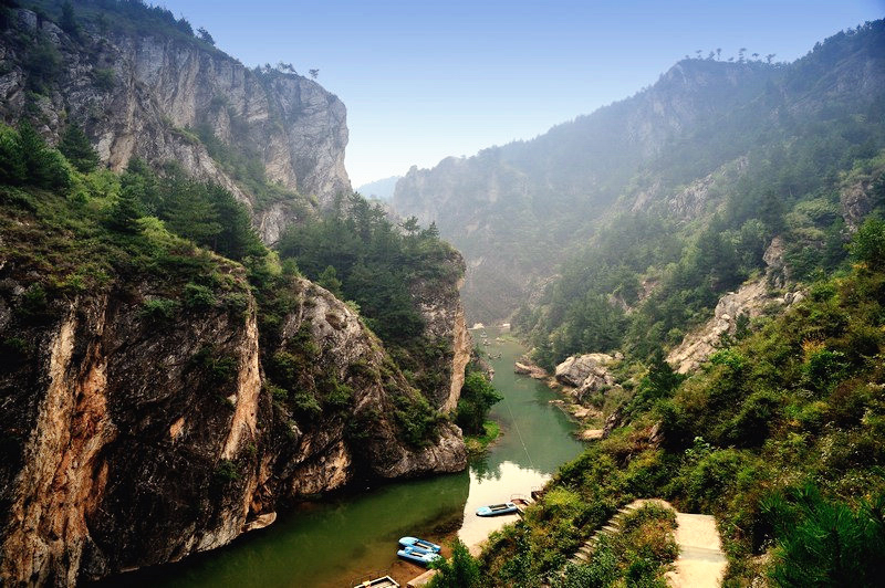 A scenic view of Longtan Grand Canyon