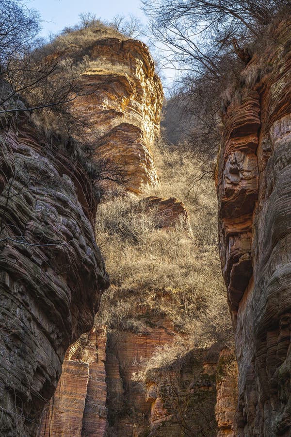 A scenic view of Longtan Grand Canyon