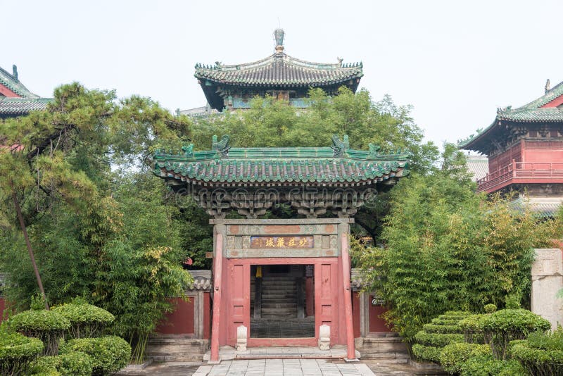 A scenic view of Longxing Temple