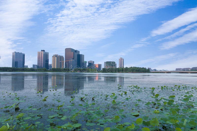 A scenic view of longzi lake