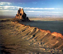 A scenic view of loulan ancient city
