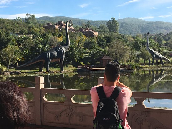 A scenic view of lufeng world dinosaur valley