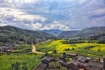 A scenic view of lufeng world dinosaur valley
