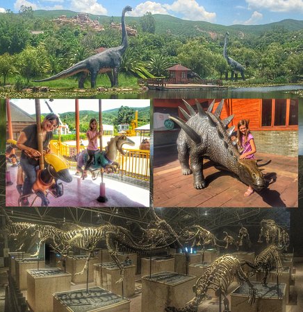 A scenic view of lufeng world dinosaur valley