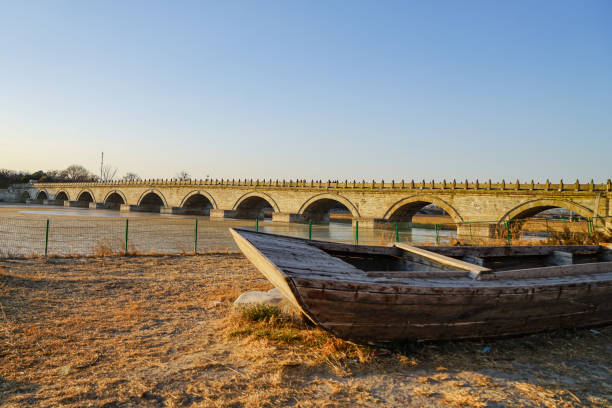 A scenic view of lugou_bridge_wanping_city