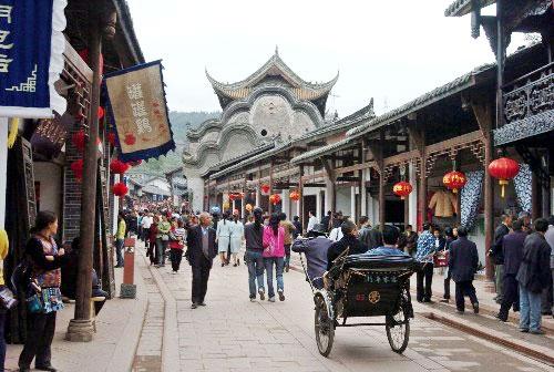 A scenic view of luodai hakka village