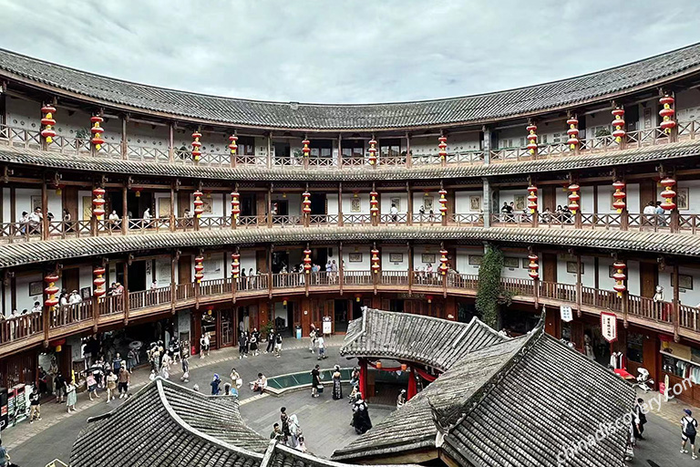 A scenic view of luodai hakka village