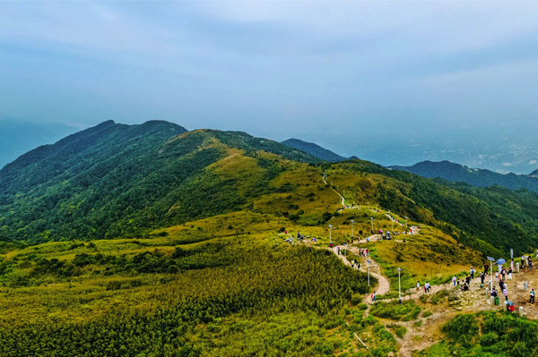 A scenic view of luofu mountain