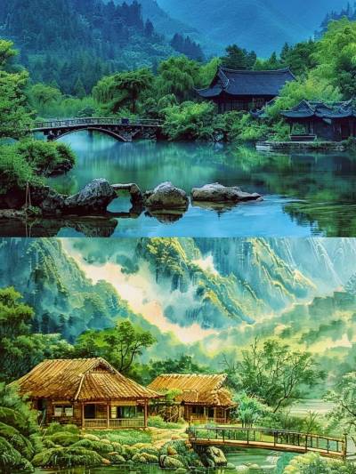 A scenic view of luxun's hometown