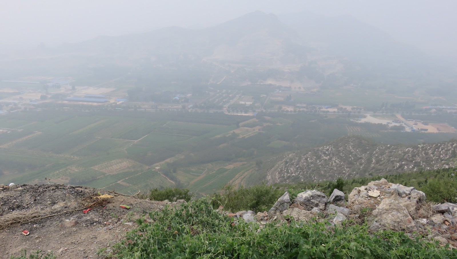 A scenic view of Mancheng Han Tombs