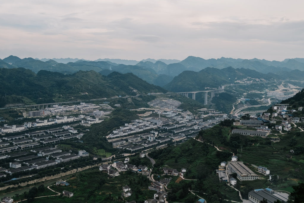 A scenic view of maotai ancient distillery