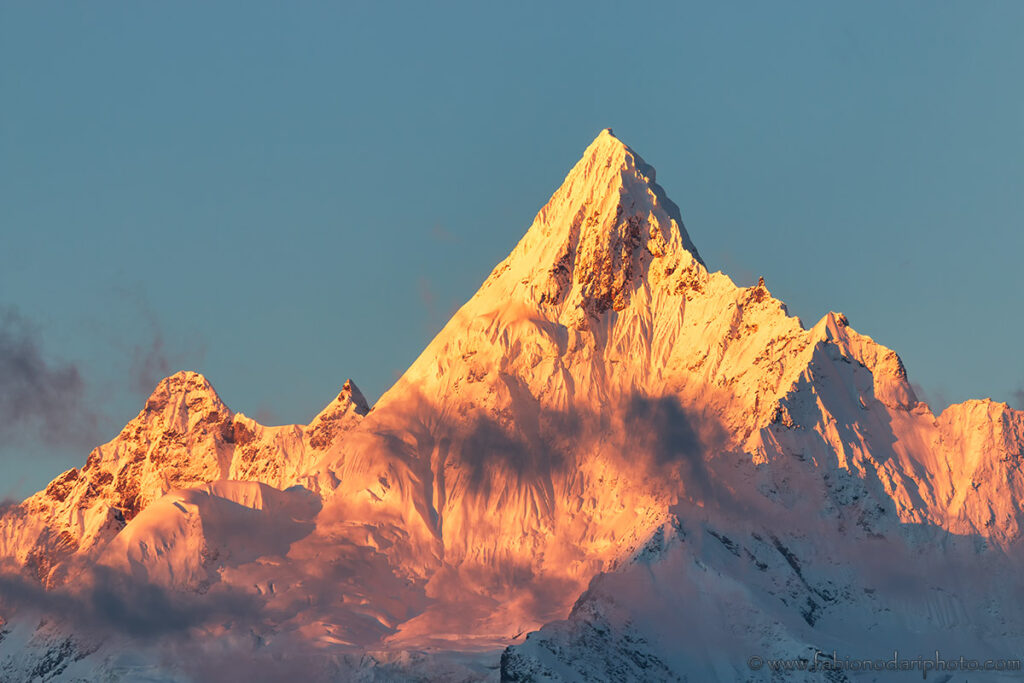 A scenic view of meili snow mountain