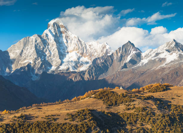A scenic view of meili snow mountain