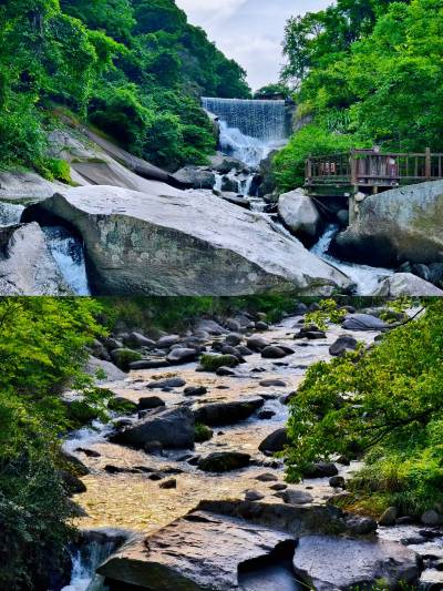 A scenic view of Meiling National Forest Park