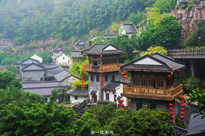 A scenic view of meizhou hakka walled village