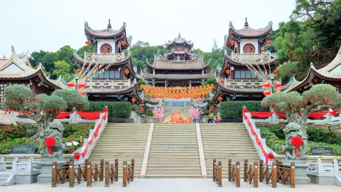A scenic view of meizhou island