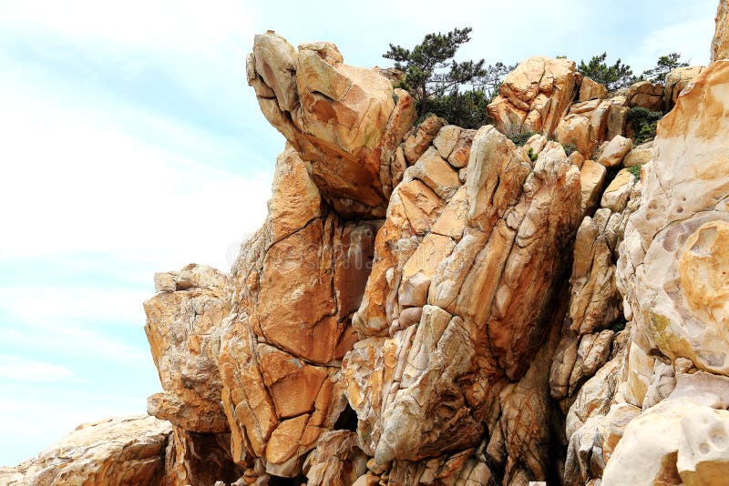 A scenic view of meizhou island