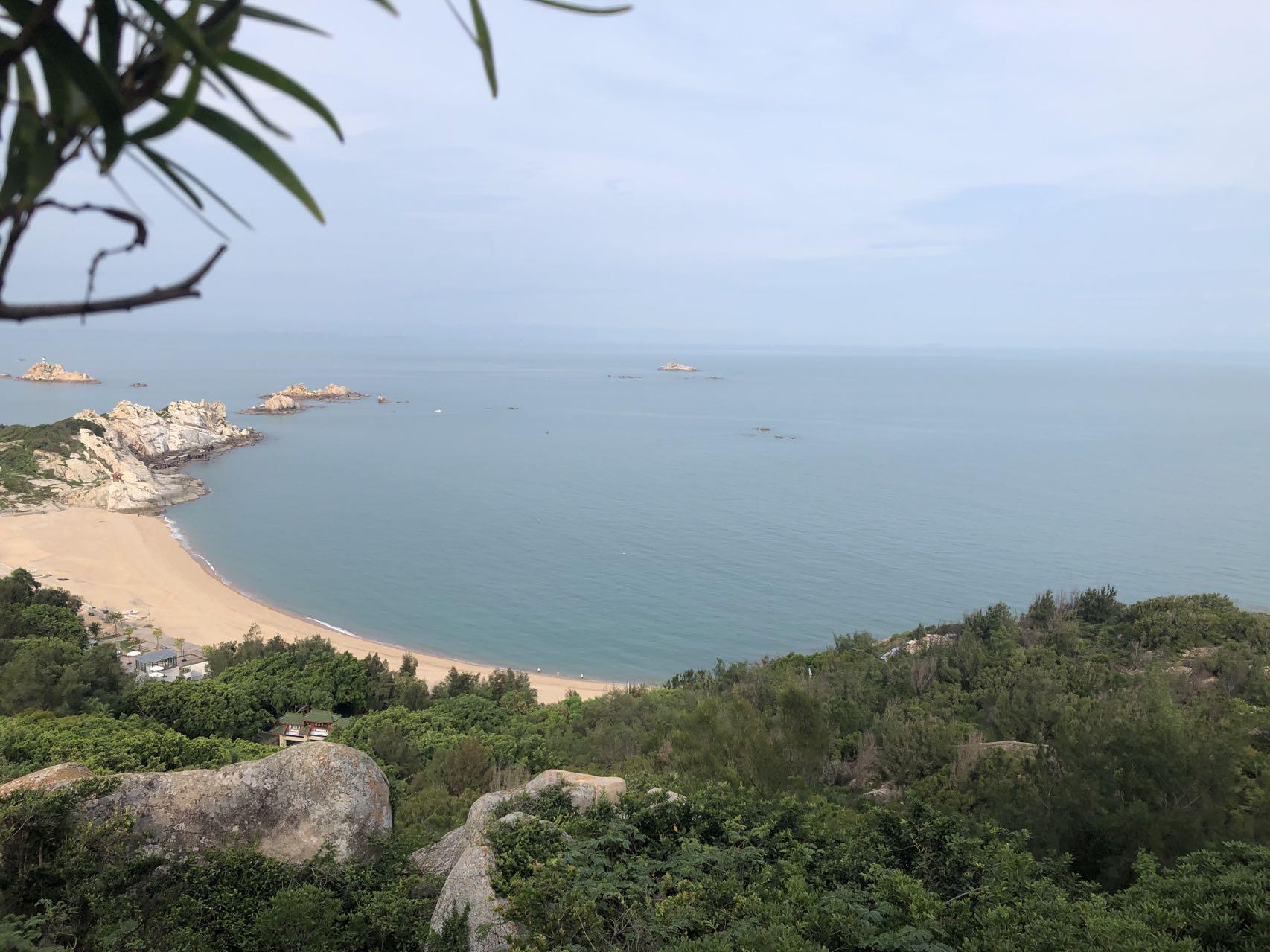 A scenic view of meizhou island