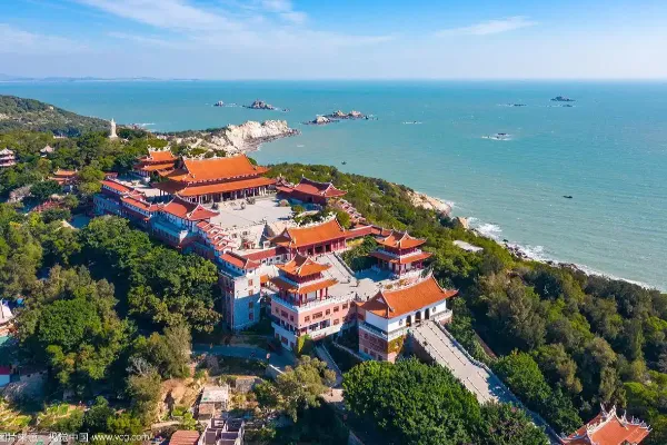 A scenic view of meizhou island