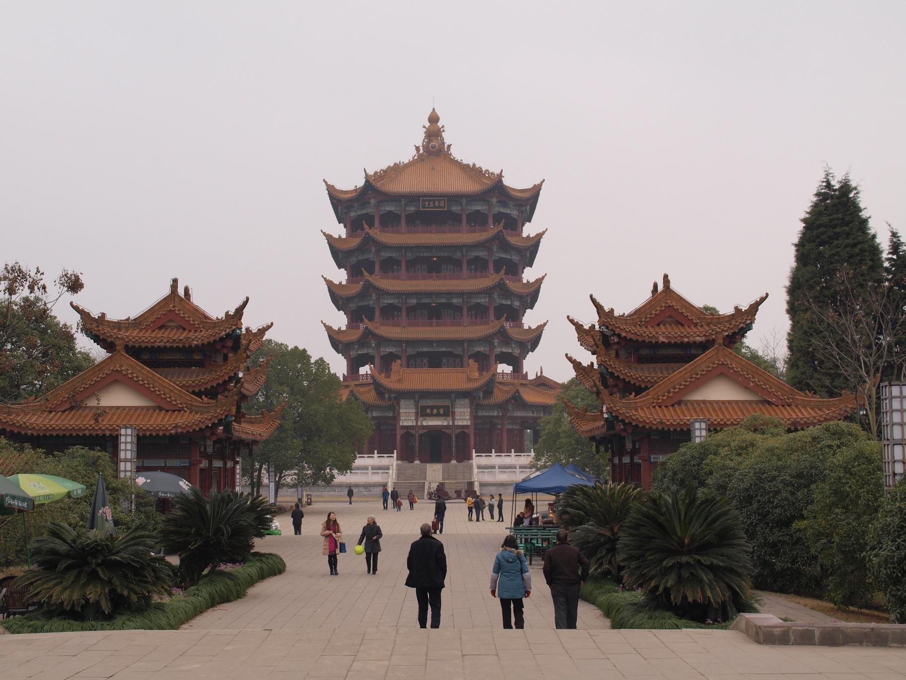 A scenic view of mianyang yuewang tower