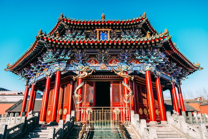 A scenic view of Ming And Qing Dynasty Architecture In Xinyang